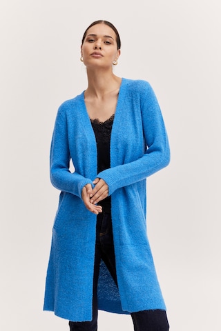 b.young Knit Cardigan in Blue: front