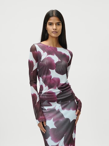 LeGer by Lena Gercke Shirt 'Floria' in Wit: voorkant