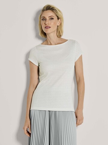 T-shirt MADELEINE en blanc : devant