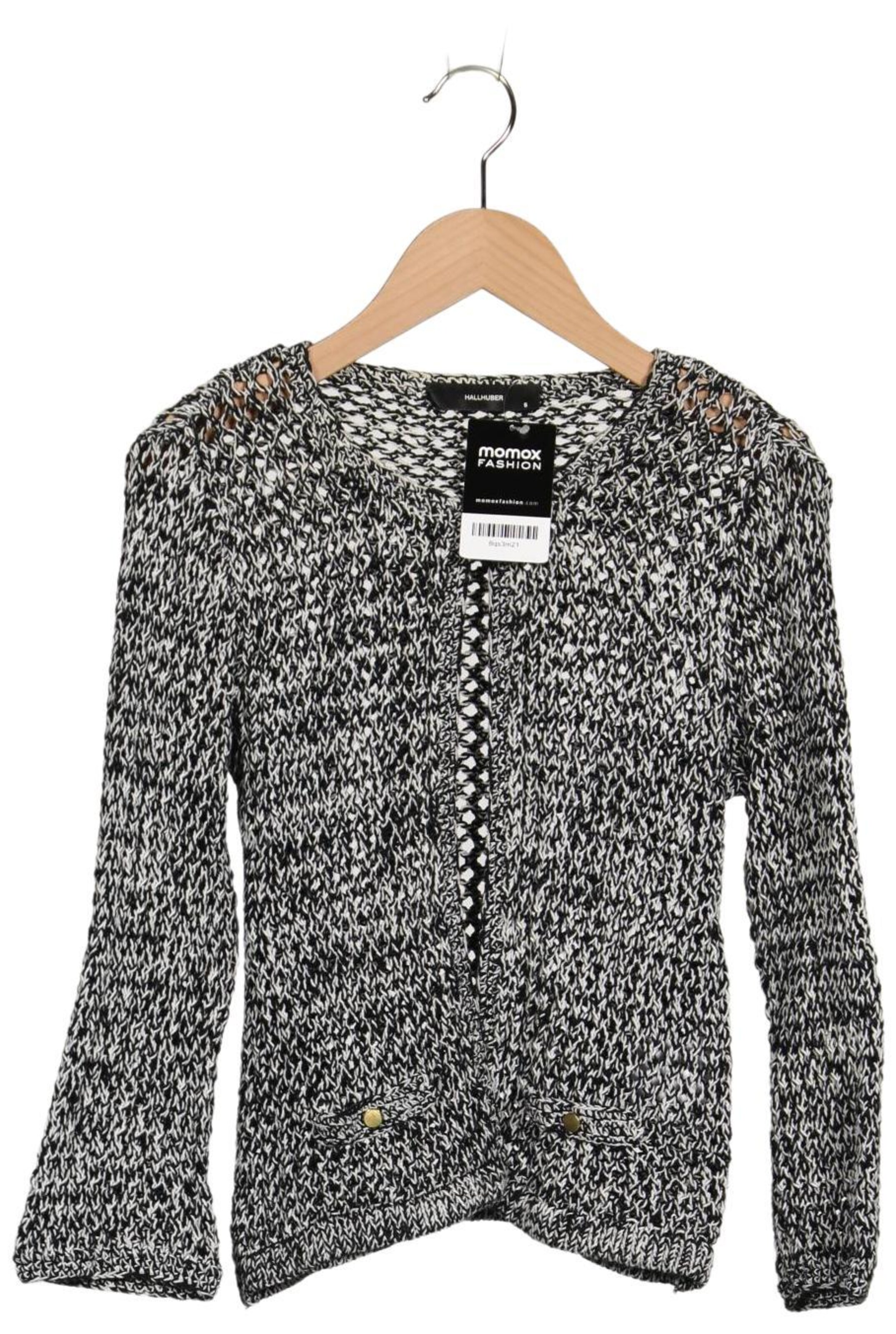 HALLHUBER Strickjacke S in Schwarz ABOUT YOU