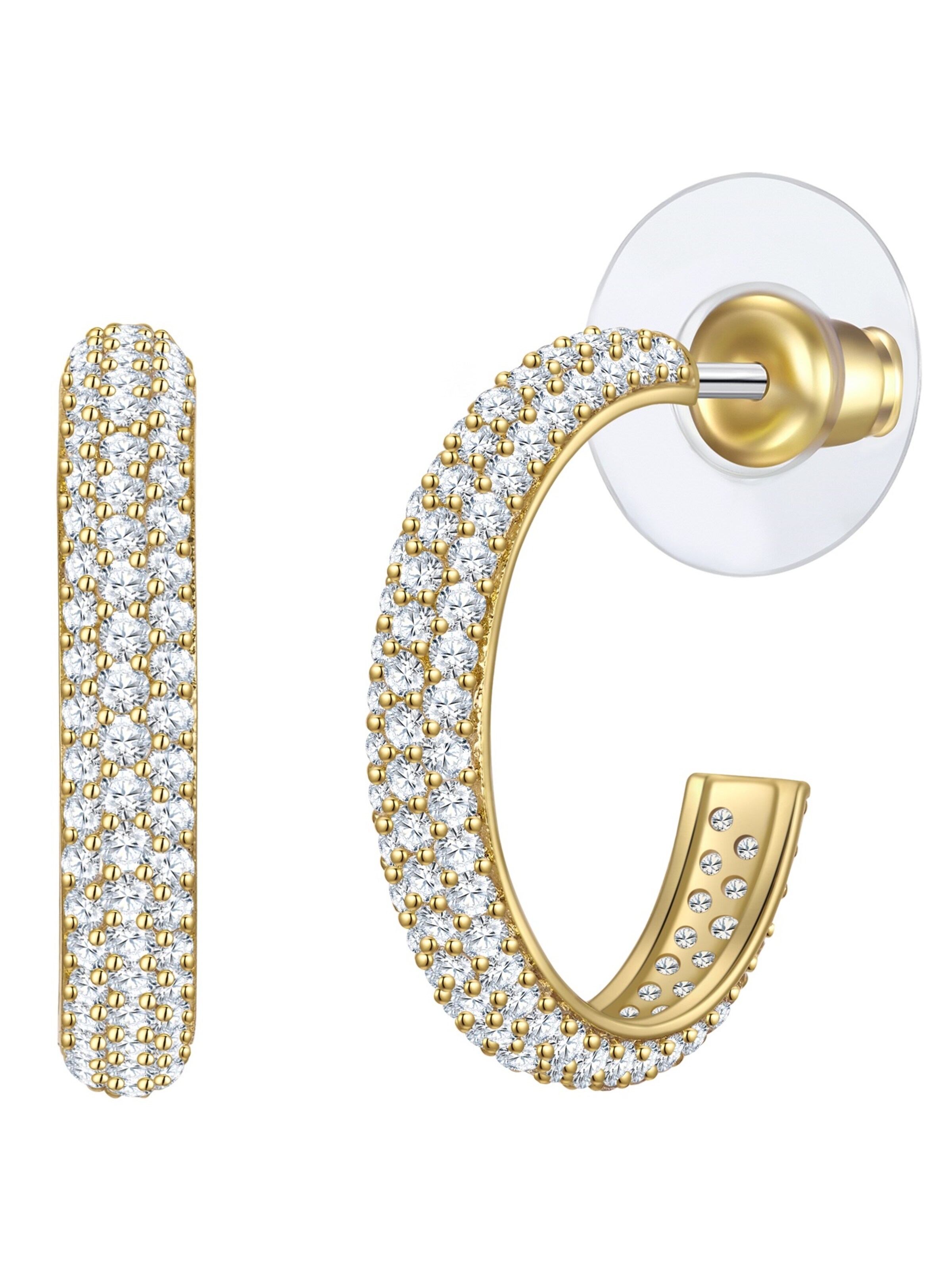 Orecchini di Yokoamii in oro: frontale