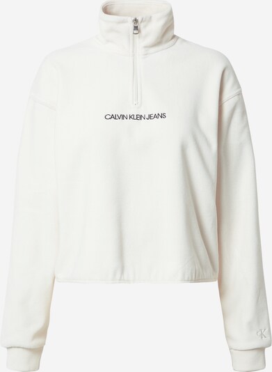 Calvin Klein Jeans Sweatshirt in schwarz / weiß, Produktansicht