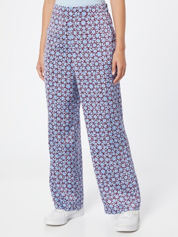 MSCH COPENHAGEN Loose fit Trousers 'MYRINA' in Blue: front