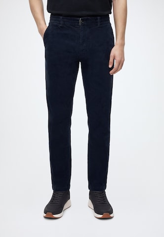 Tapered Pantaloni 'Eben' di Kronstadt in blu: frontale