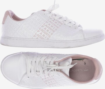 LACOSTE Sneakers & Trainers in 38 in White: front