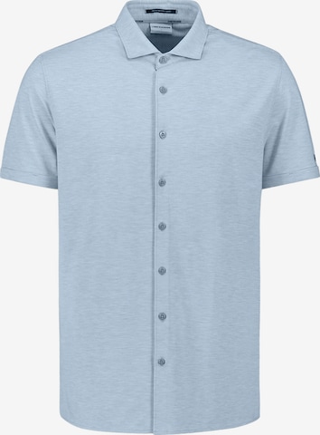No Excess Button Up Shirt in Blue: front