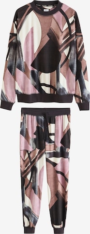 NextPidžama - smeđa boja: prednji dio