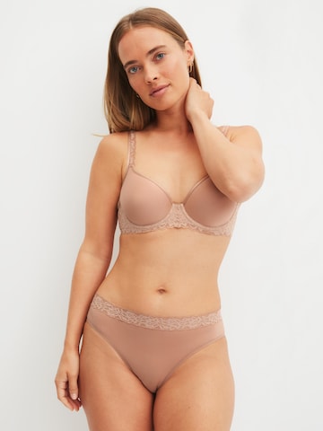 T-shirt Reggiseno 'Natural Comfort Lace' di CALIDA in beige