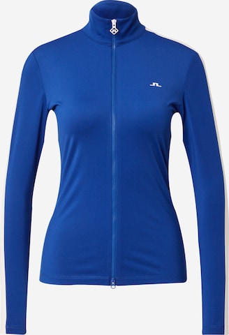 J.Lindeberg Athletic Jacket 'Winona' in Blue: front