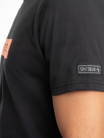 SPITZBUB Shirt 'Johann' in Black