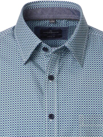 CASA MODA Regular fit Button Up Shirt in Blue