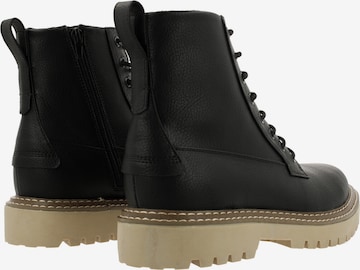 BULLBOXER Lace-Up Boots in Black