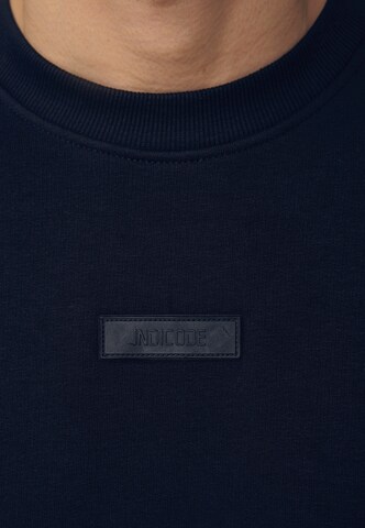 INDICODE JEANS Sweatshirt 'Baxter' in Blau