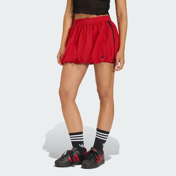 Jupe ADIDAS ORIGINALS en rouge : devant