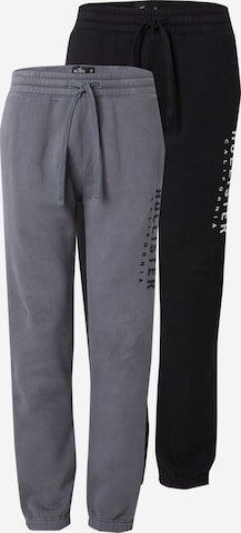 Tapered Pantaloni de la HOLLISTER pe gri: față