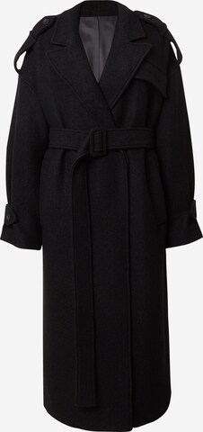 Manteau mi-saison 'Eilika' EDITED en noir : devant