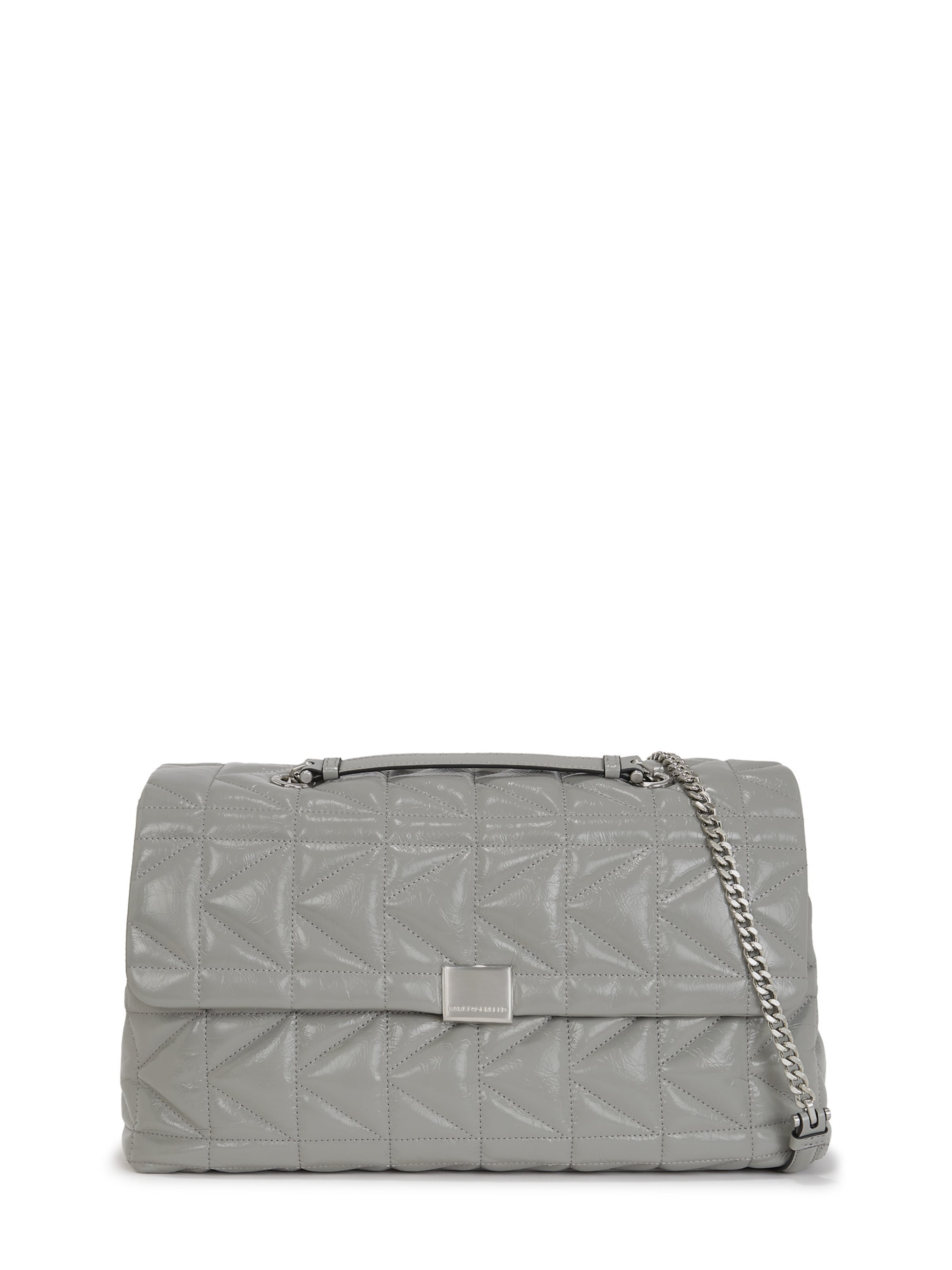 pilka Karl Lagerfeld Rankinė ant peties 'Kuilt': priekis