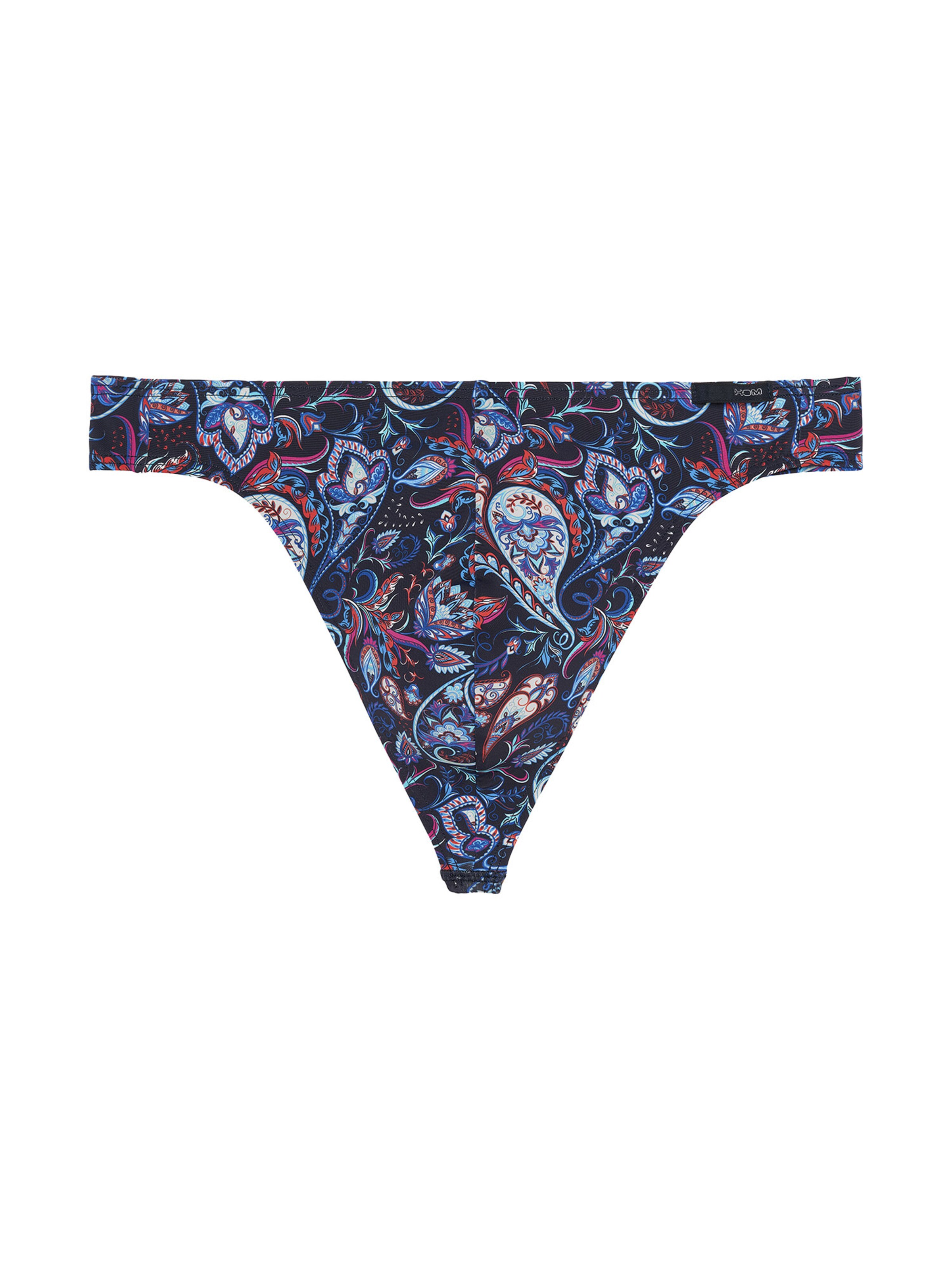 HOM G-String 'Funky Style HO1' in Blau: Vorderseite