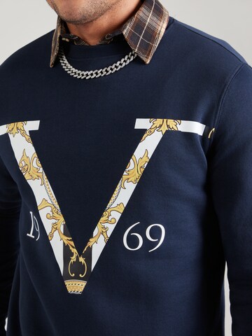 Sweat-shirt 'Nico Old Baroque' 19V69 ITALIA en bleu