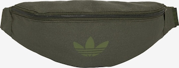 ADIDAS ORIGINALS - Bolsa de cintura 'Adicolor' em verde: frente