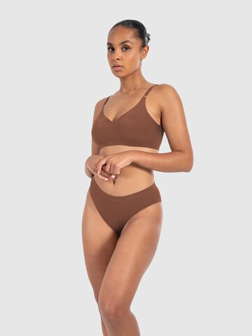 Smilodox Bralette Bra ' Nysa ' in Brown