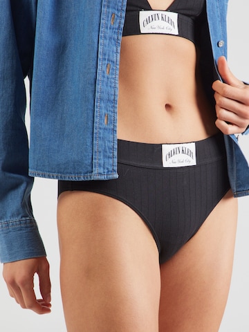 Calvin Klein Underwear Slip - fekete: elől