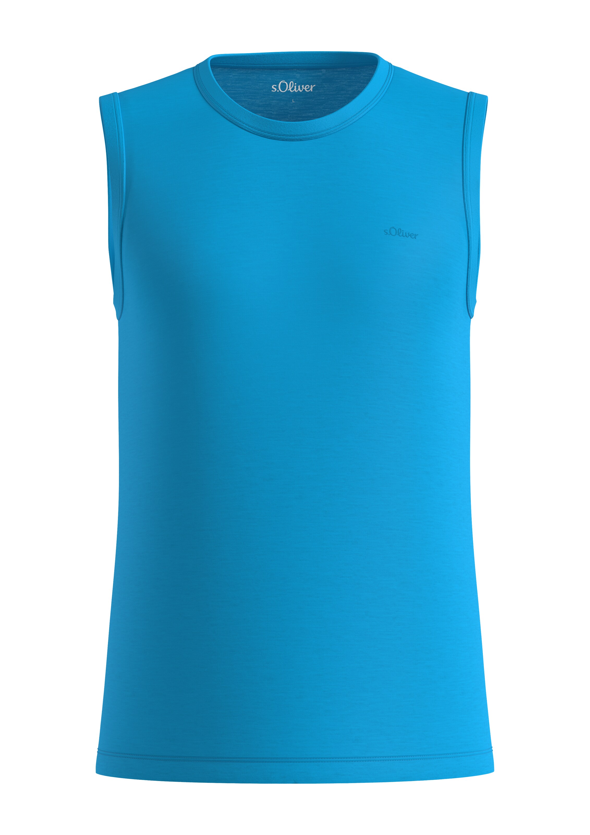 s.Oliver Shirt in Blauw: voorkant