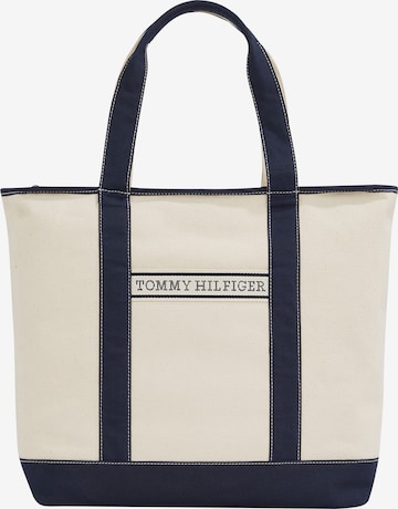 TOMMY HILFIGER Strandtas in Beige: voorkant