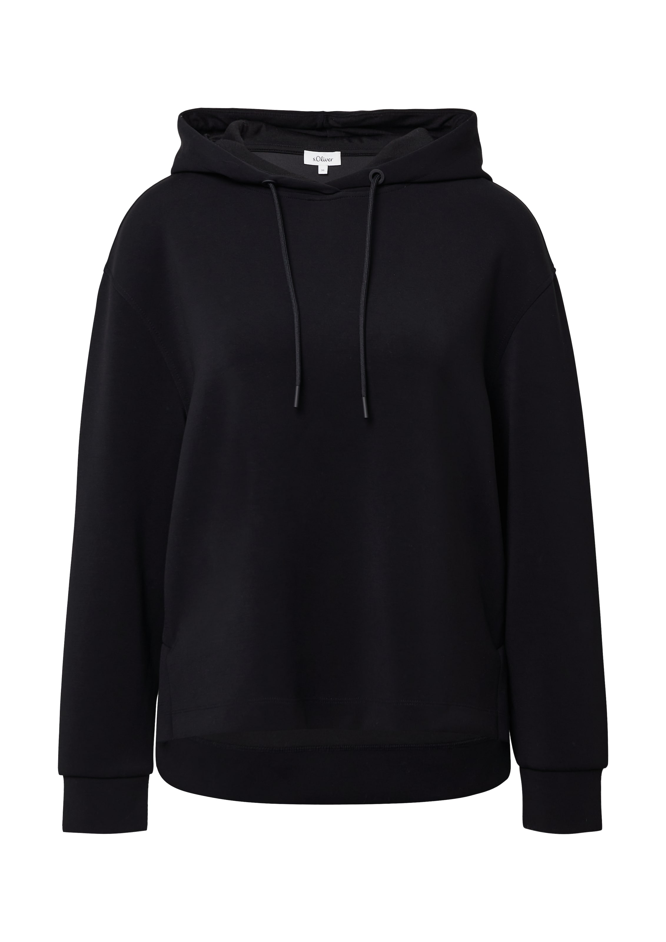 Sweat-shirt s.Oliver en noir : devant