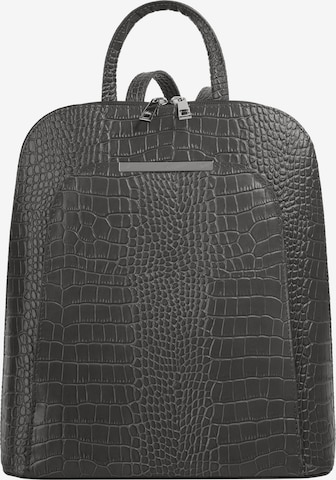 Cluty Rucksack in Grau: Vorderseite