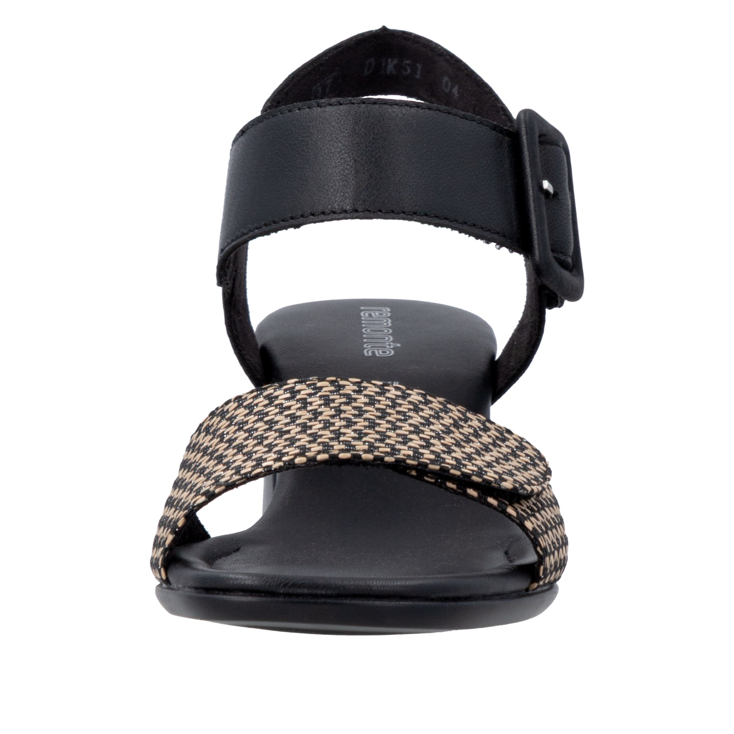 REMONTE Strap Sandals in Black