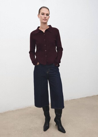 MANGO Knit Cardigan 'Albert' in Red