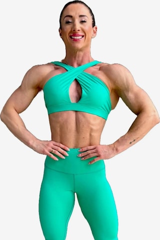 Haut de sport 'Top Paula' LUXFEEL en vert : devant