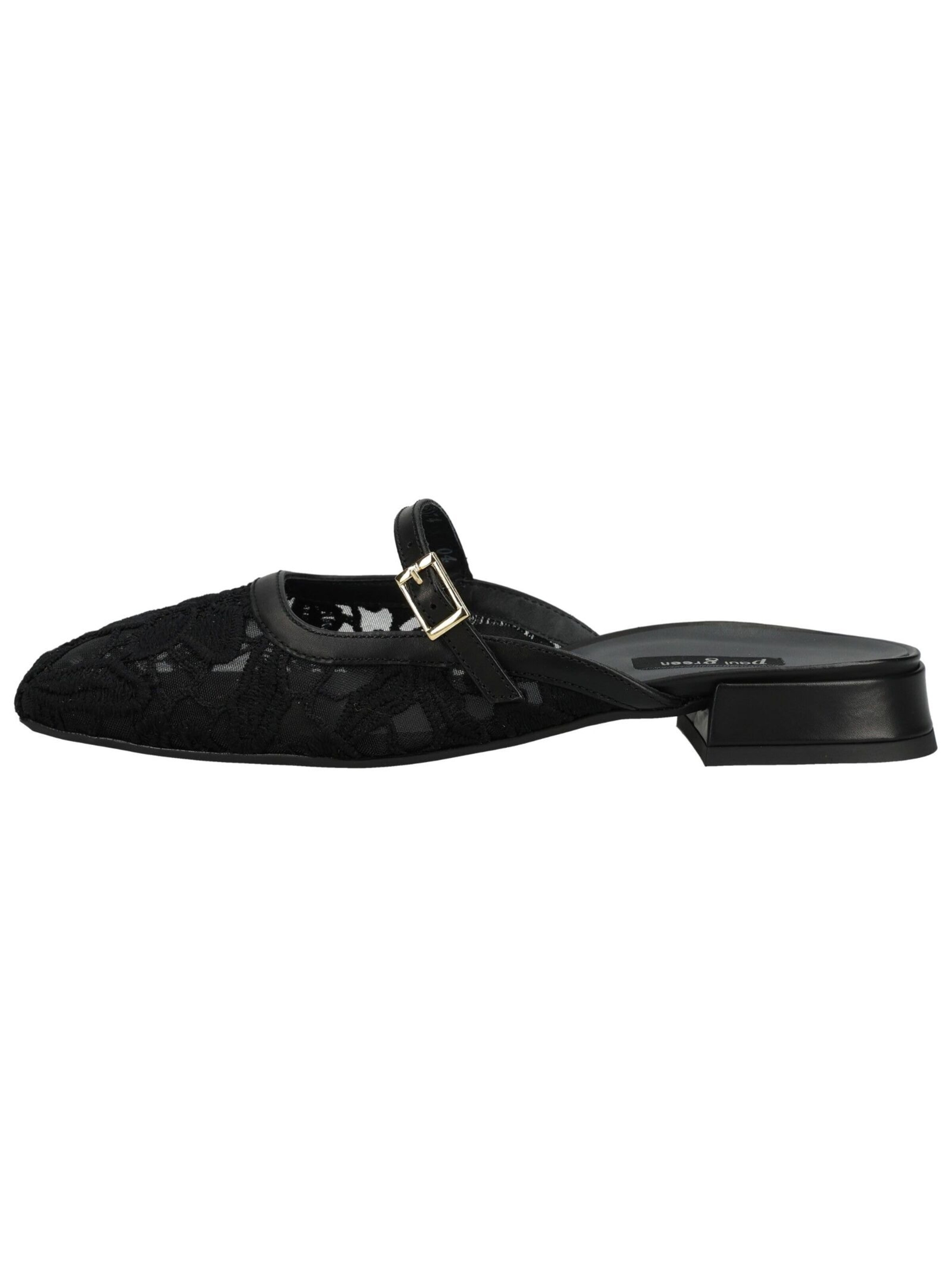 Paul Green Strap ballerina in Black