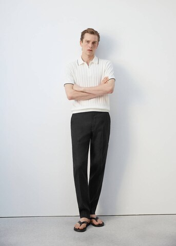 MANGO MAN Poloshirt 'Baluard' in Weiß