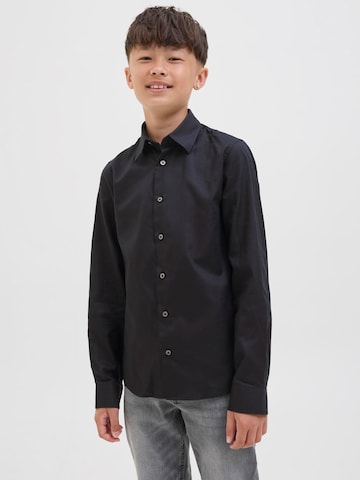 Coupe regular Chemise Jack & Jones Junior en noir : devant