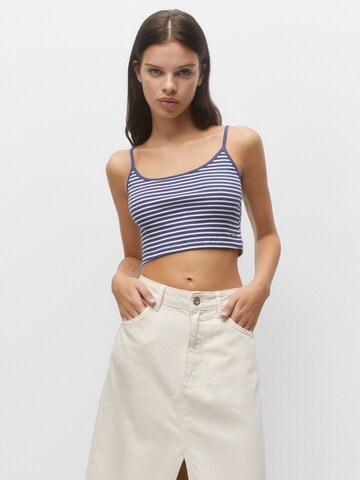 Haut Pull&Bear en bleu : devant