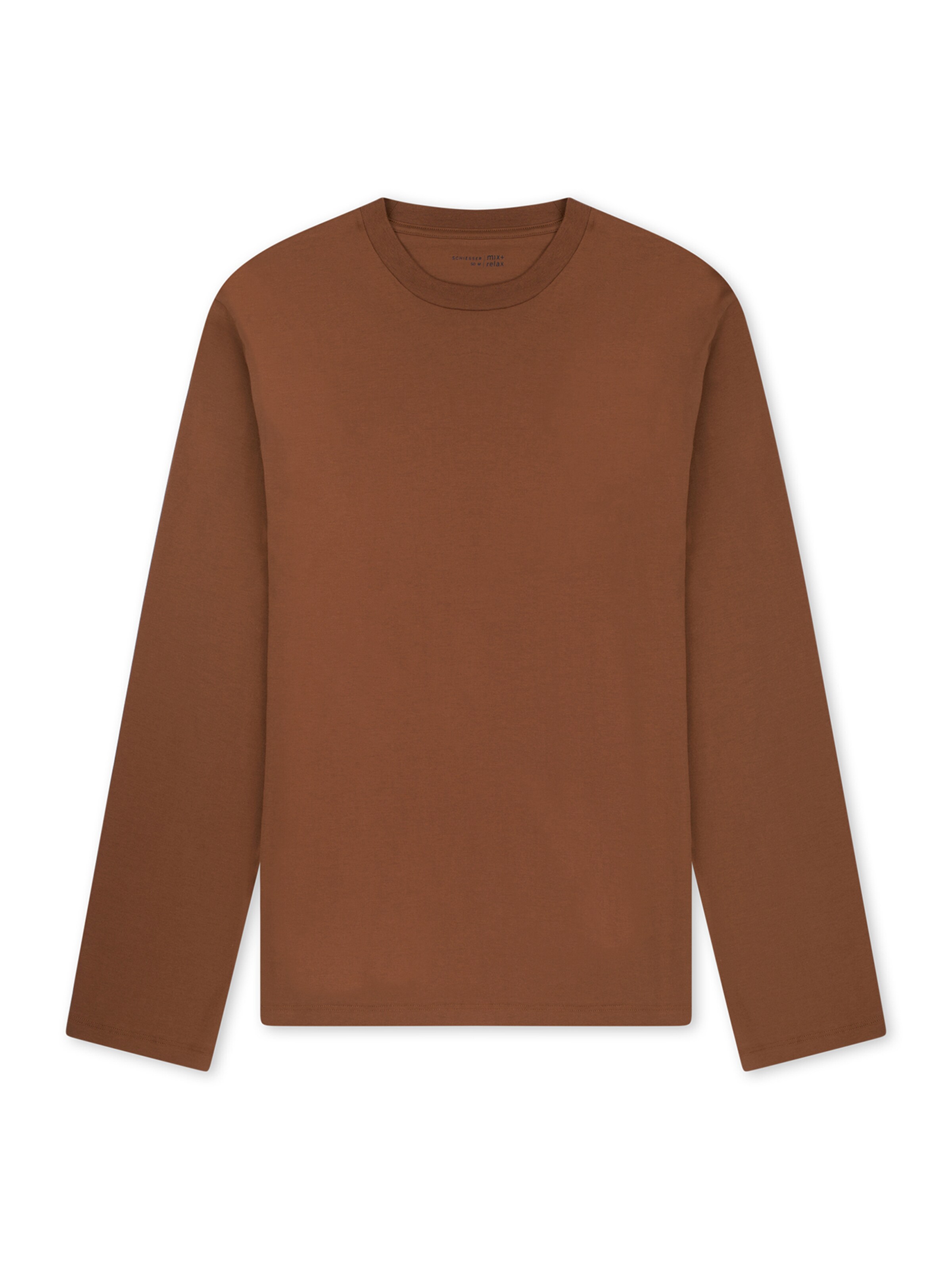 T-Shirt ' Mix Relax ' SCHIESSER en marron : devant