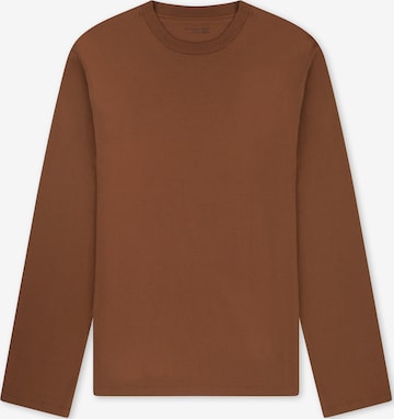 T-Shirt ' Mix Relax ' SCHIESSER en marron : devant