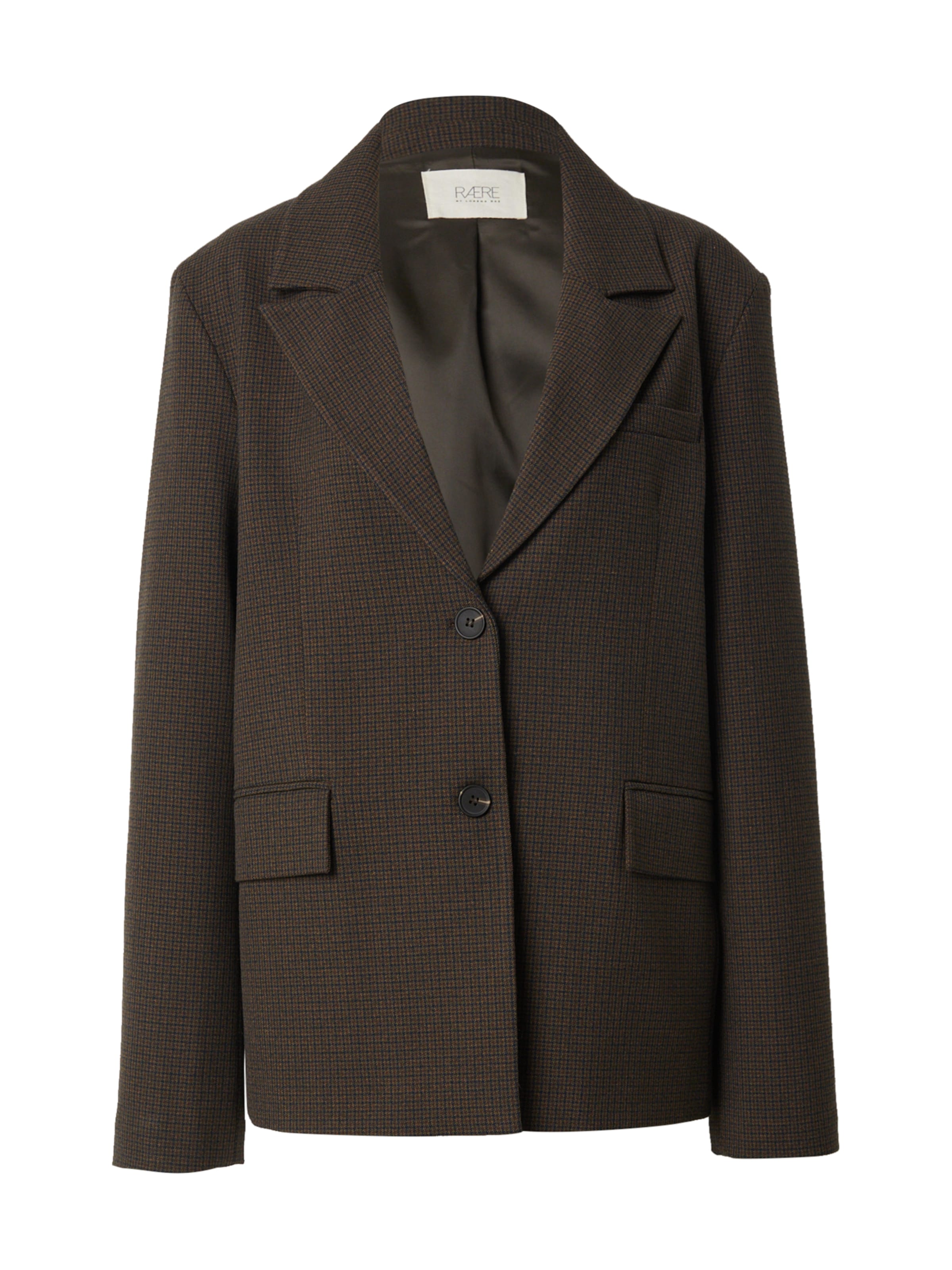 RÆRE by Lorena Rae Blazer | rjava barva: sprednja stran