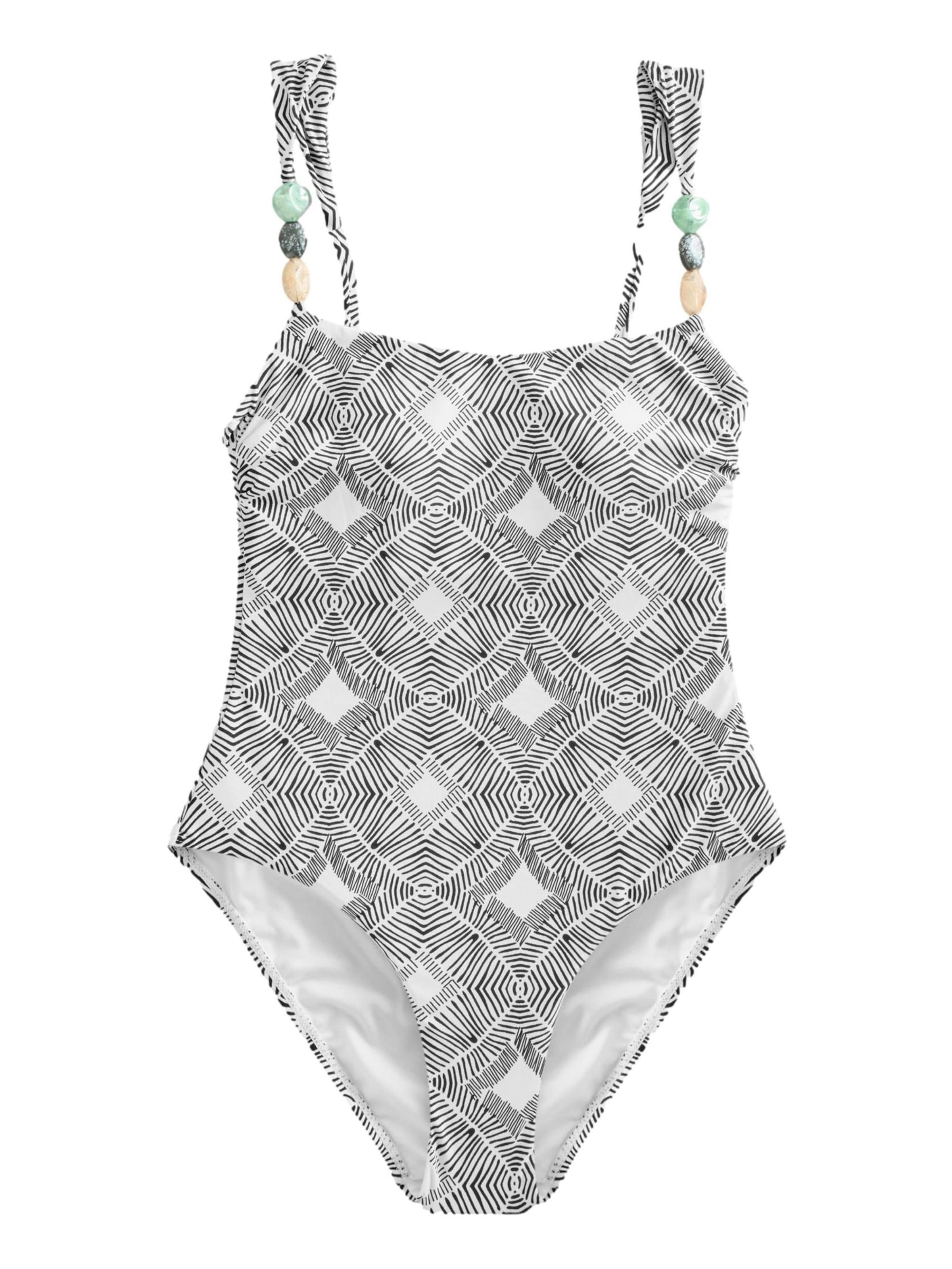 Next Бюстье Купальник в Черный: спереди