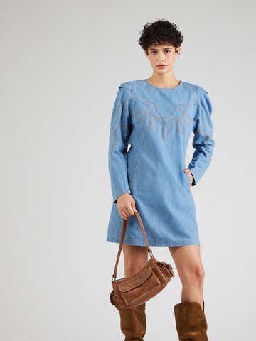 Rochie 'TASLA' de la Munthe pe albastru: față