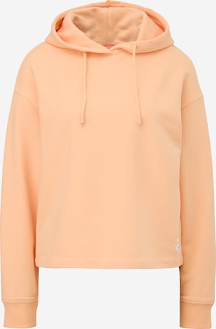 QS Sweatshirt in Oranje: voorkant