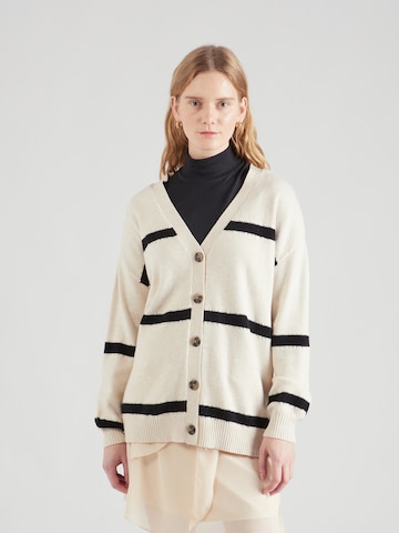 VILA Knit cardigan 'Ril' in Beige: front