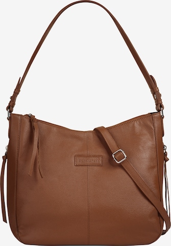 Bruno Banani Shoulder Bag in Brown: front