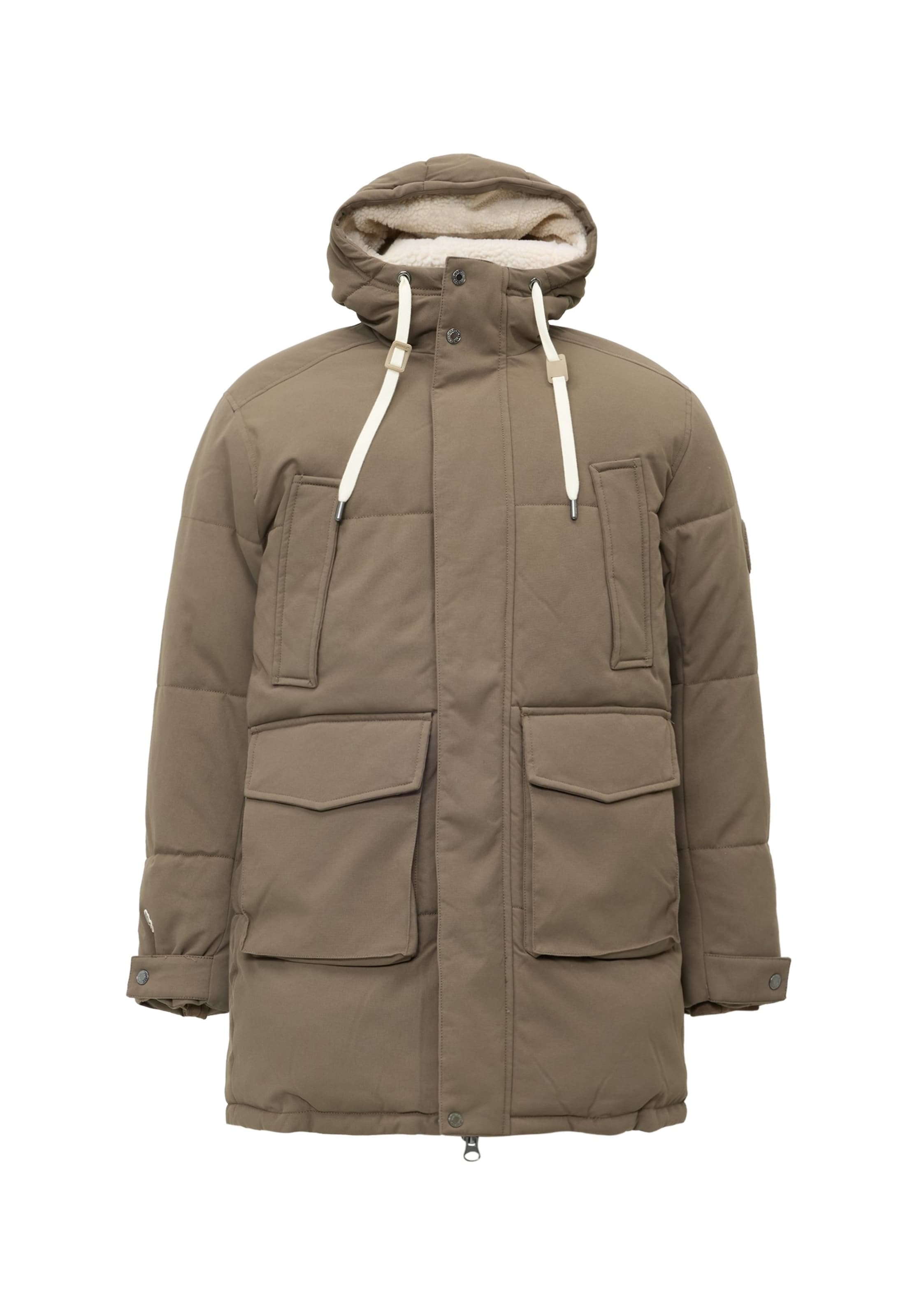 JACK & JONES - Parka de inverno 'JORFREDERIKSBERG' em cinzento: frente