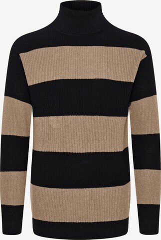 !Solid Sweater 'Serge' in Beige: front