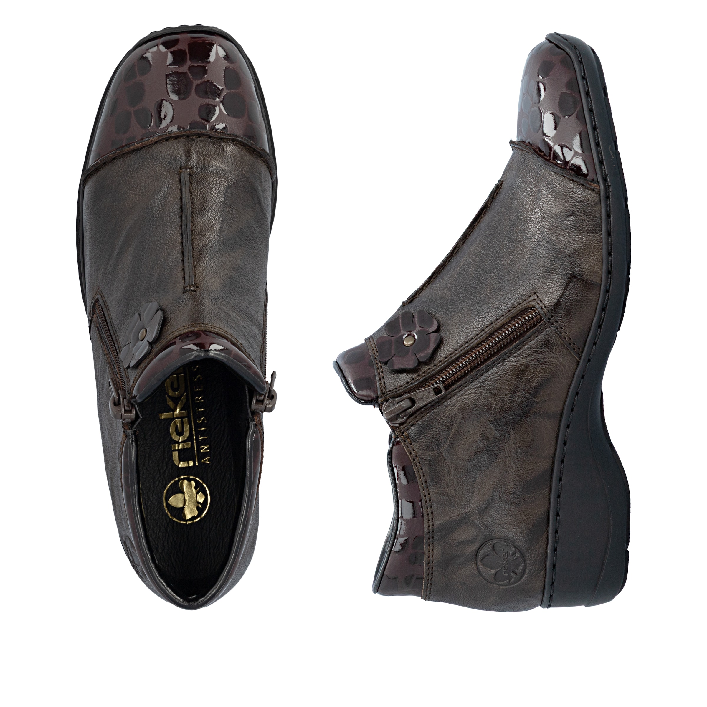 Bottines Rieker en marron