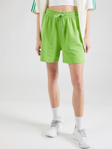 ICHI Regular Pants 'OCIE' in Green: front