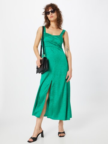 Bizance Paris - Vestido de verão 'GRACIEUSE' em verde